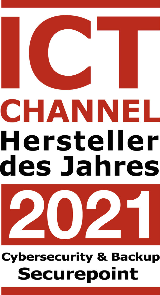 Auszeichnung ICT Hersteller des Jahres 2021 für Cybersecurity und Backup