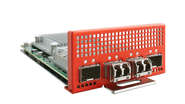 Securepoint SFP expansion card Image of the SFP expansion card
