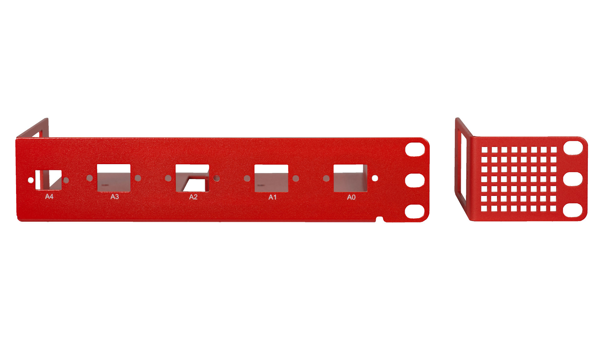 Detailansicht vom Rackmount-Kit 'Premium' + Fibre