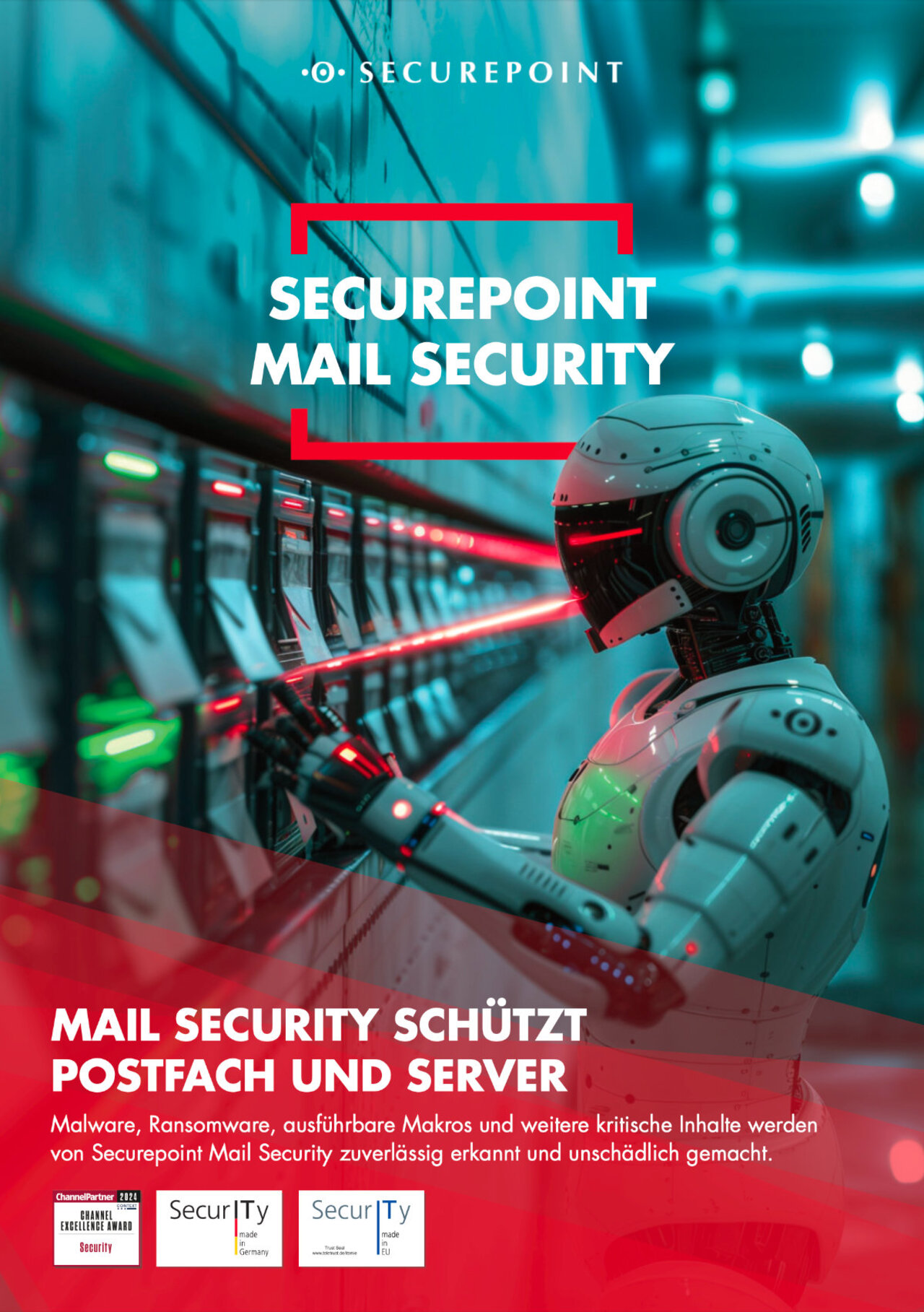 Titelbild vom Prospekt Securepoint Mail Security