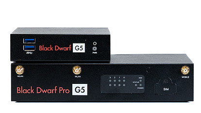 Gestapelte Black Dwarf-Hardware von Securepoint
