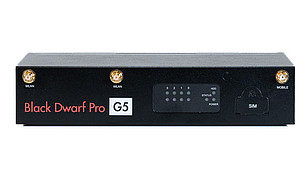 Frontansicht der Securepoint Black Dwarf Pro G5 UTM-Firewall