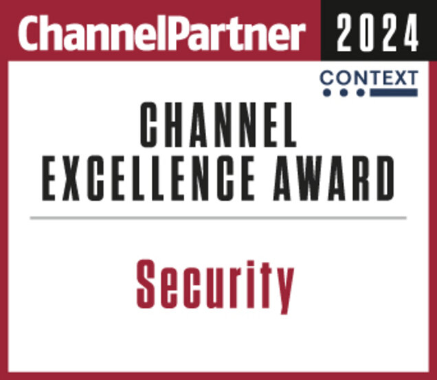 Auszeichnung: ChannelPartner 2024 - Channel Excellence Award Security