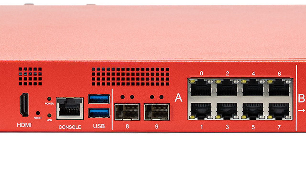 Frontansicht der Securepoint UTM-Firewall RC350R Generation 6