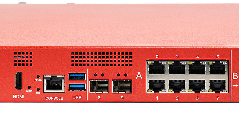 Securepoint UTM-Firewall RC350R Generation 6 Frontansicht der Securepoint UTM-Firewall RC350R Generation 6