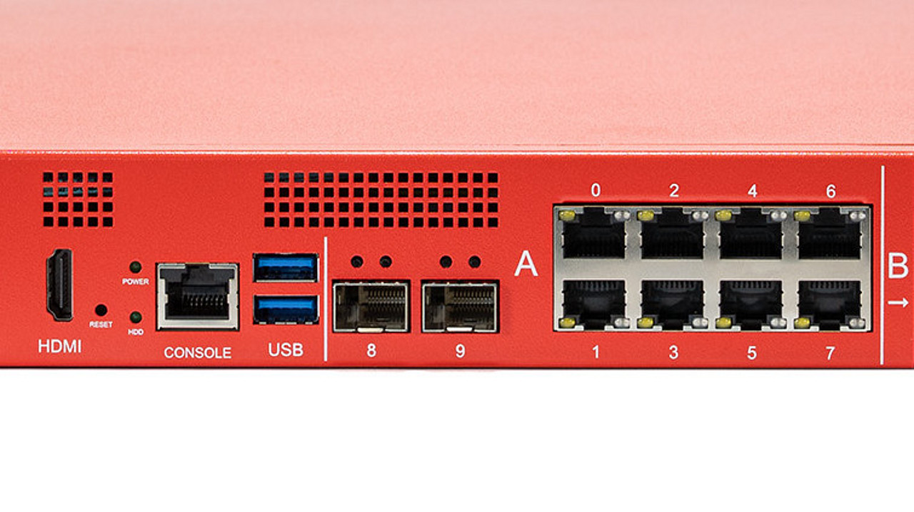 Securepoint UTM-Firewall RC350R Generation 6 Frontansicht der Securepoint UTM-Firewall RC350R Generation 6