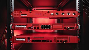 Firewalla are installed in a server cabinet