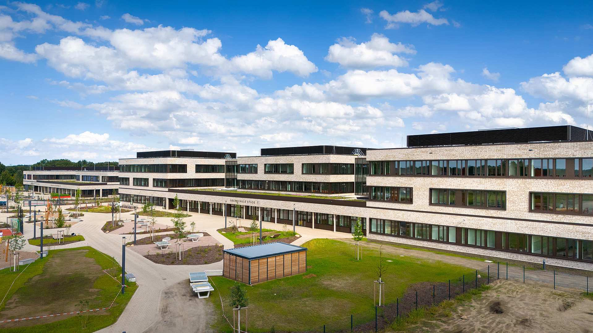 Oberschule Stade Sicht auf die Oberschule Stade
