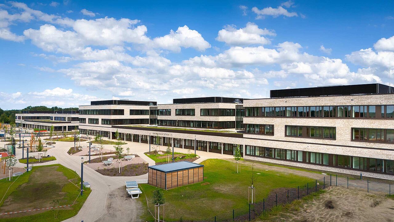 Sicht auf die Oberschule Stade