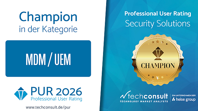 Awards: PUR Champion 'MDM/ UEM' 2026