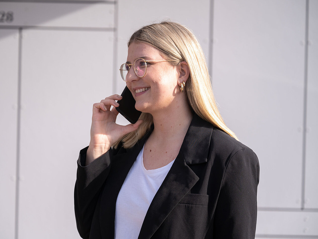 Woman on the phone with smartphone