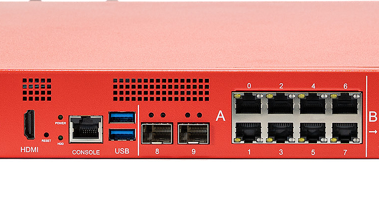 Securepoint UTM-Firewall RC1000R Generation 6 Frontansicht der Securepoint UTM-Firewall RC1000R Generation 6