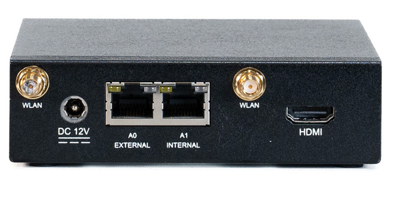 Rückansicht der Securepoint Black Dwarf G5 UTM-Firewall