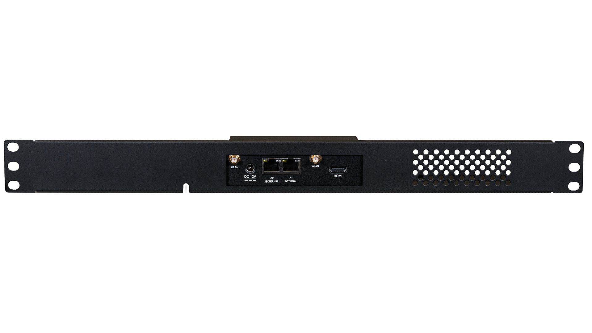 Rackmount kit with Black Dwarf G5 Detailed view of rackmount kit with Black Dwarf G5