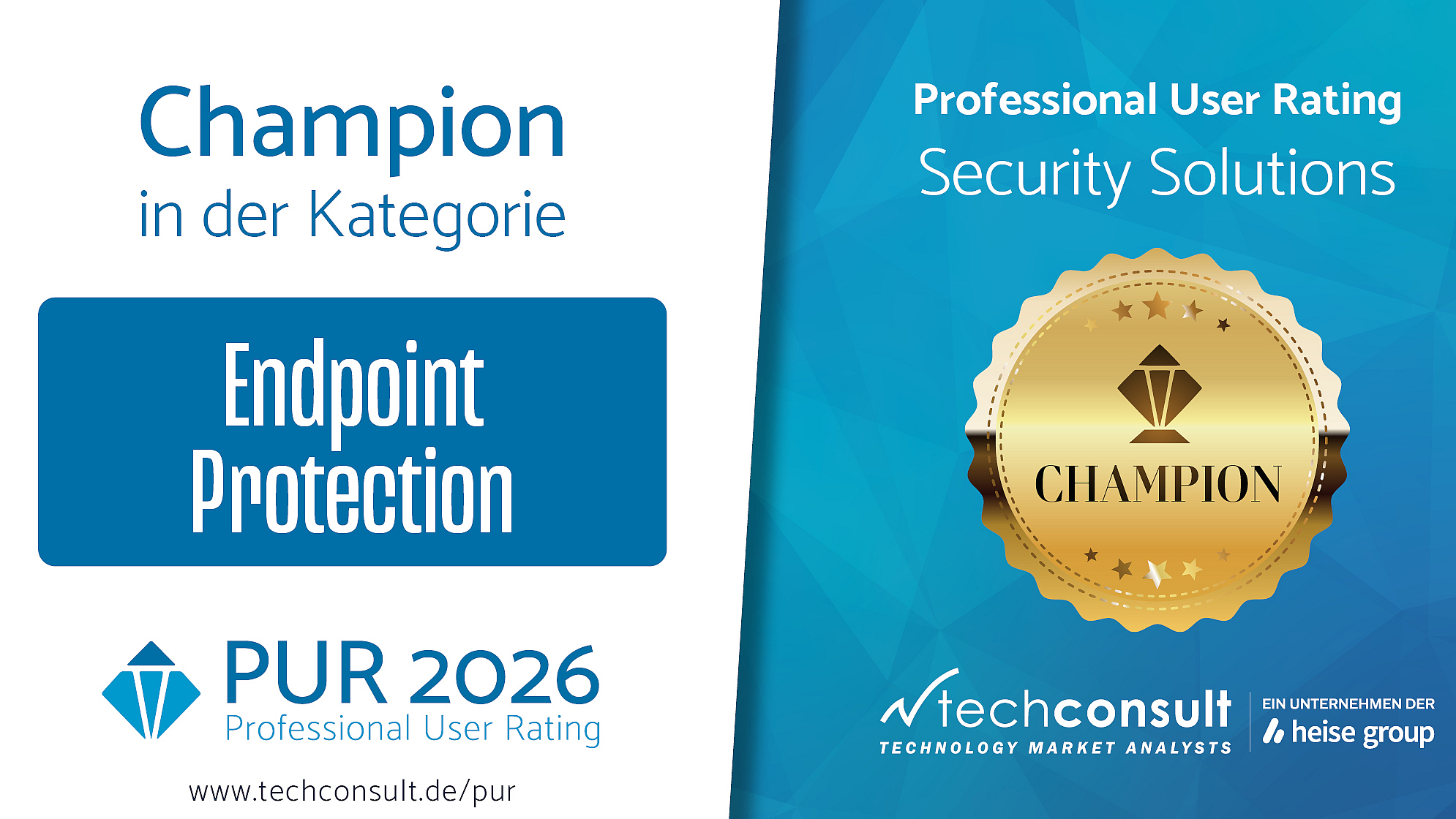 Champion 'Endpoint Protection' 2026 Award: PUR Champion 'Endpoint Protection' 2026