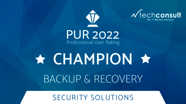 PUR Award 2022 für Backup und Recovery