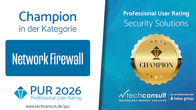 Award: PUR Champion 'Network Firewall' 2026