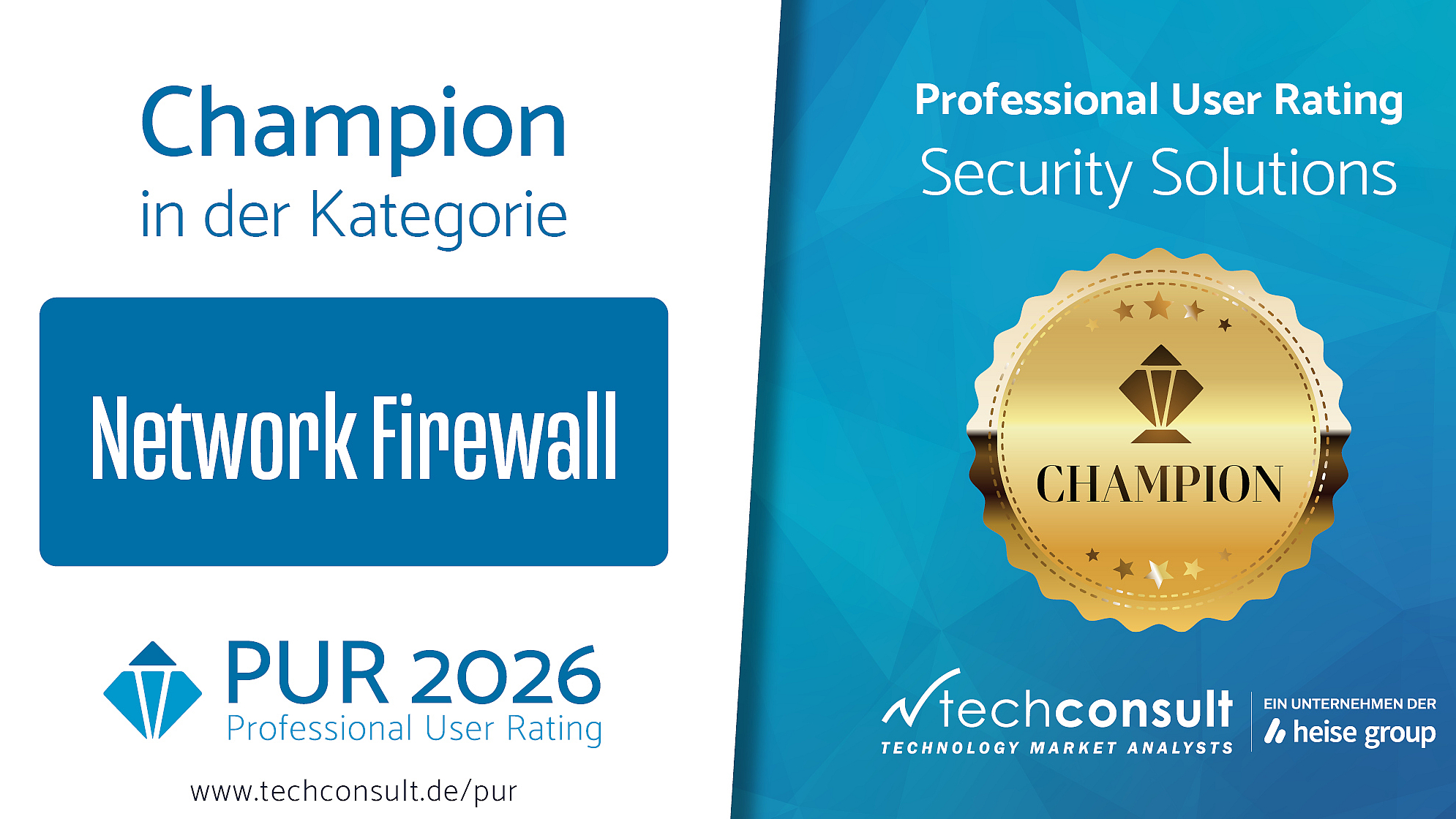 Champion 'Network Firewall' - PUR 2026 Award: PUR Champion 'Network Firewall' 2026