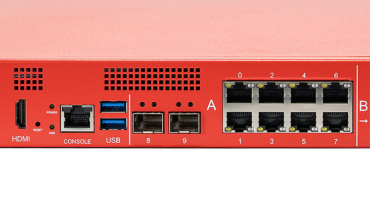 Securepoint UTM-Firewall RC2000R Generation 6 Frontansicht der Securepoint UTM-Firewall RC2000R Generation 6