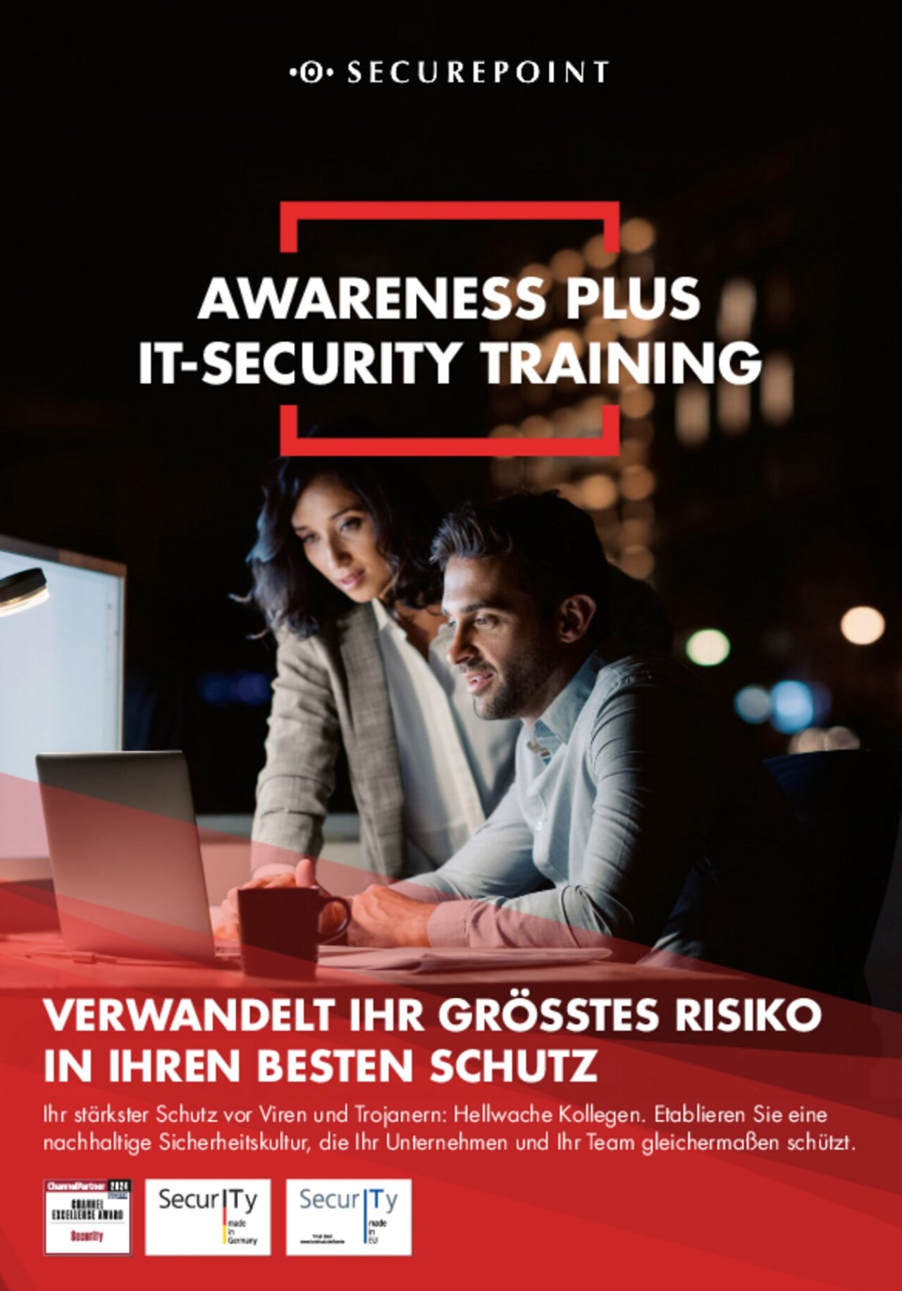 Vorschaubild vom Securepoint Awareness Plus Prospekt