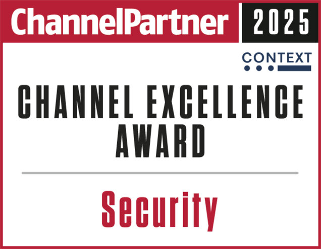 ChannelPartner-Auszeichnung 2025 - Channel Excellence Award im Bereich Security Auszeichnung: ChannelPartner 2025 - Channel Excellence Award Security