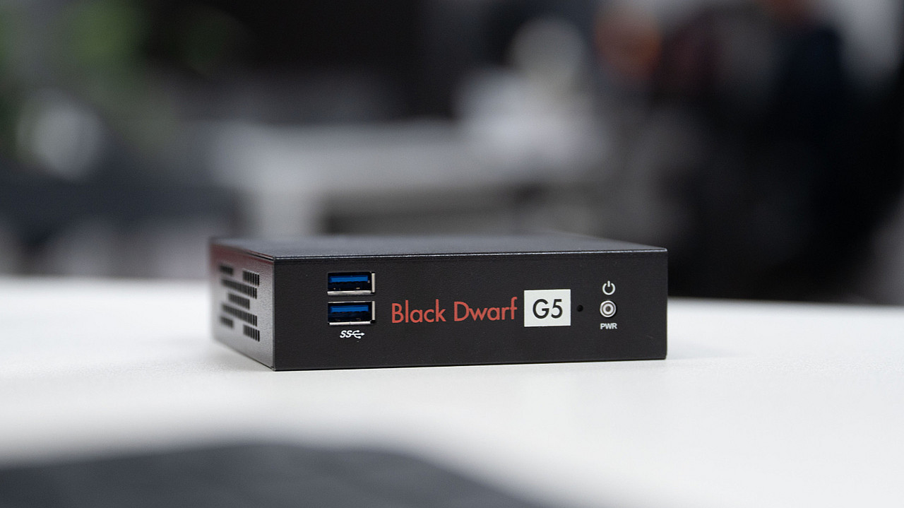 Securepoint Black Dwarf G5 in Nahaufnahme