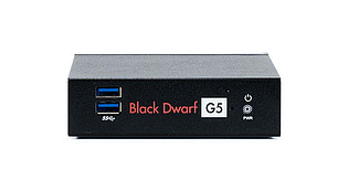 Frontansicht der Securepoint Black Dwarf G5 UTM-Firewall