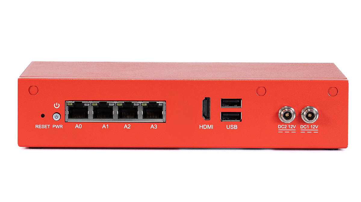 Securepoint RC100 G5 - Rückansicht Rückansicht der Securepoint RC100 G5 UTM-Firewall