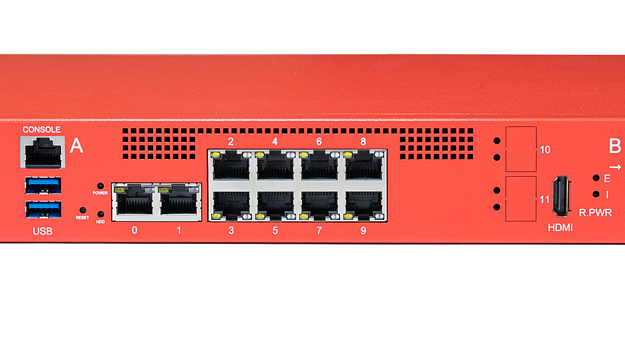 Securepoint RC300S G6 - Vorderseite Ansicht der RC300S G6 Firewall von vorne
