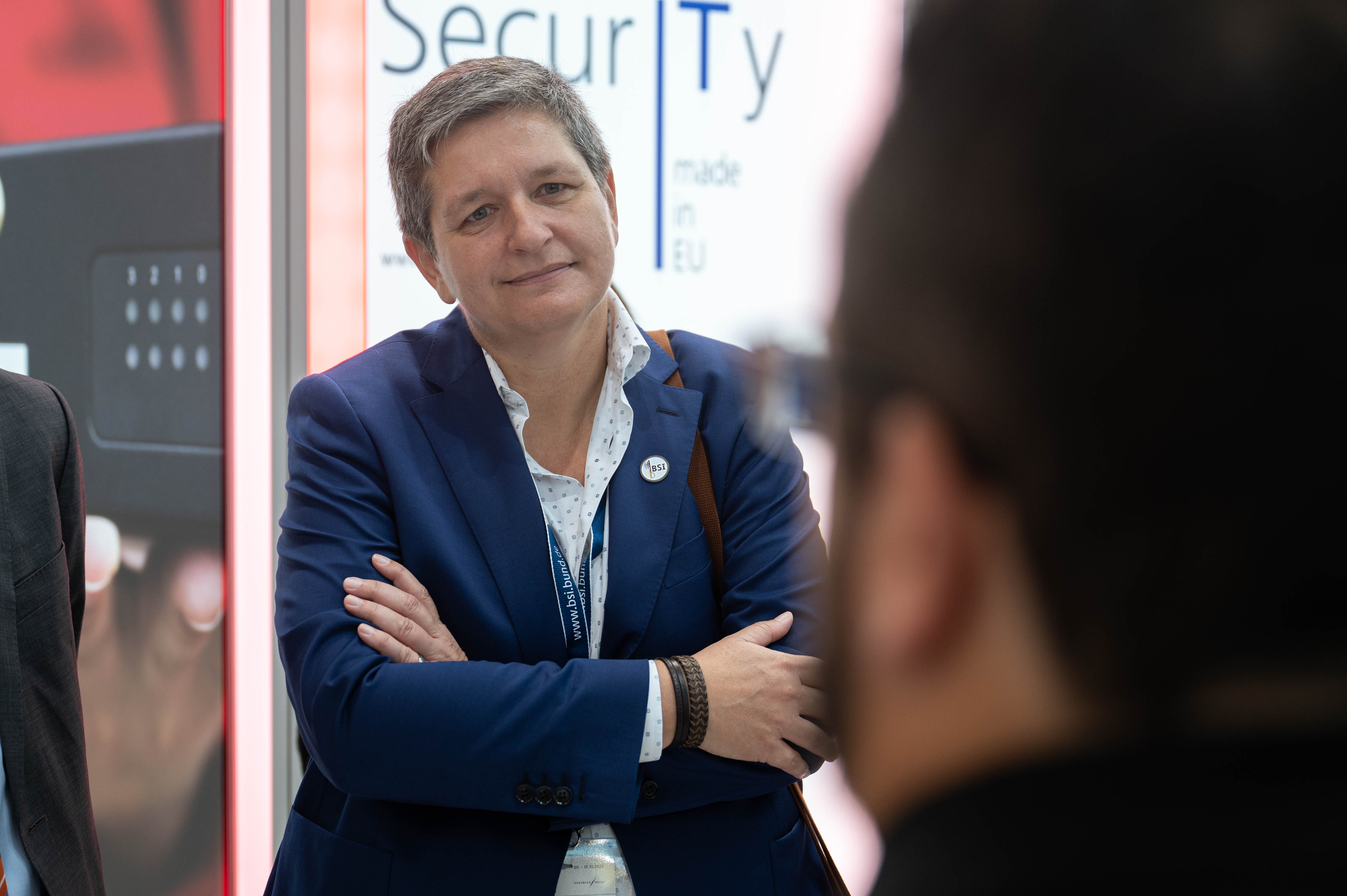 BSI-Präsidentin Claudia Plattner Securepoint auf der it-sa 2023: BSI-Präsidentin Claudia Plattner zu Gast