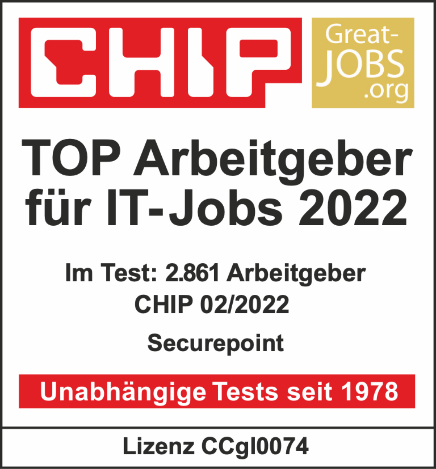 CHIP-Auszeichnung als TOP Arbeitgeber für IT-Jobs 2022 CHIP-Auszeichnung als TOP Arbeitgeber für IT-Jobs 2022