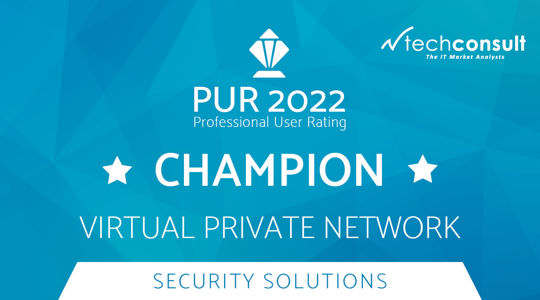 PUR Award 2022 für VPN