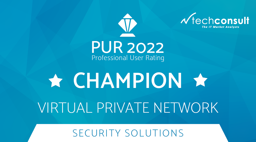 PUR Award 2022 für VPN PUR Award 2022 für VPN