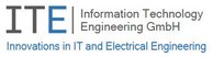 Information Technology Engineering GmbH aus Hamburg. Logo der ITE GmbH
